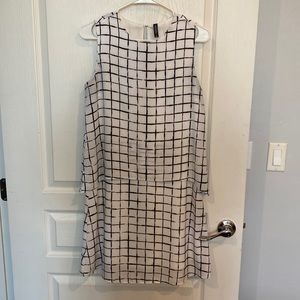 Massini two tiered striped sleeveless dress/tunic